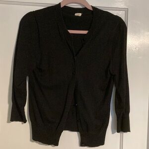 💙✅J Crew Classic Black Women's Cardigan Sweater